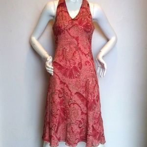 Ann Taylor Sleeveless Paisley Dress - sz 6